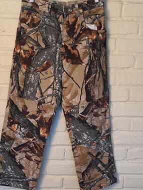 Wrangler Boys Camo Jeans in Brown and Gray